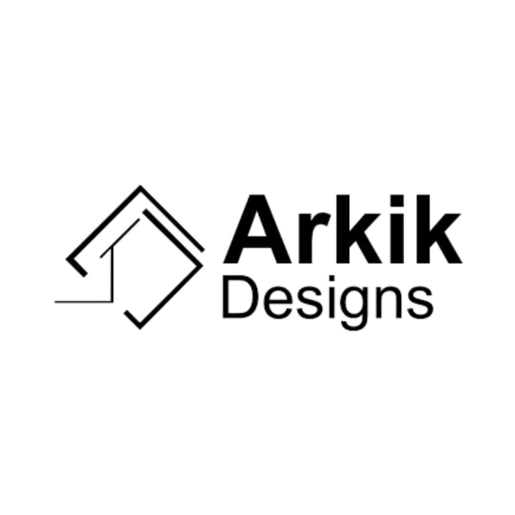 a logo with black text